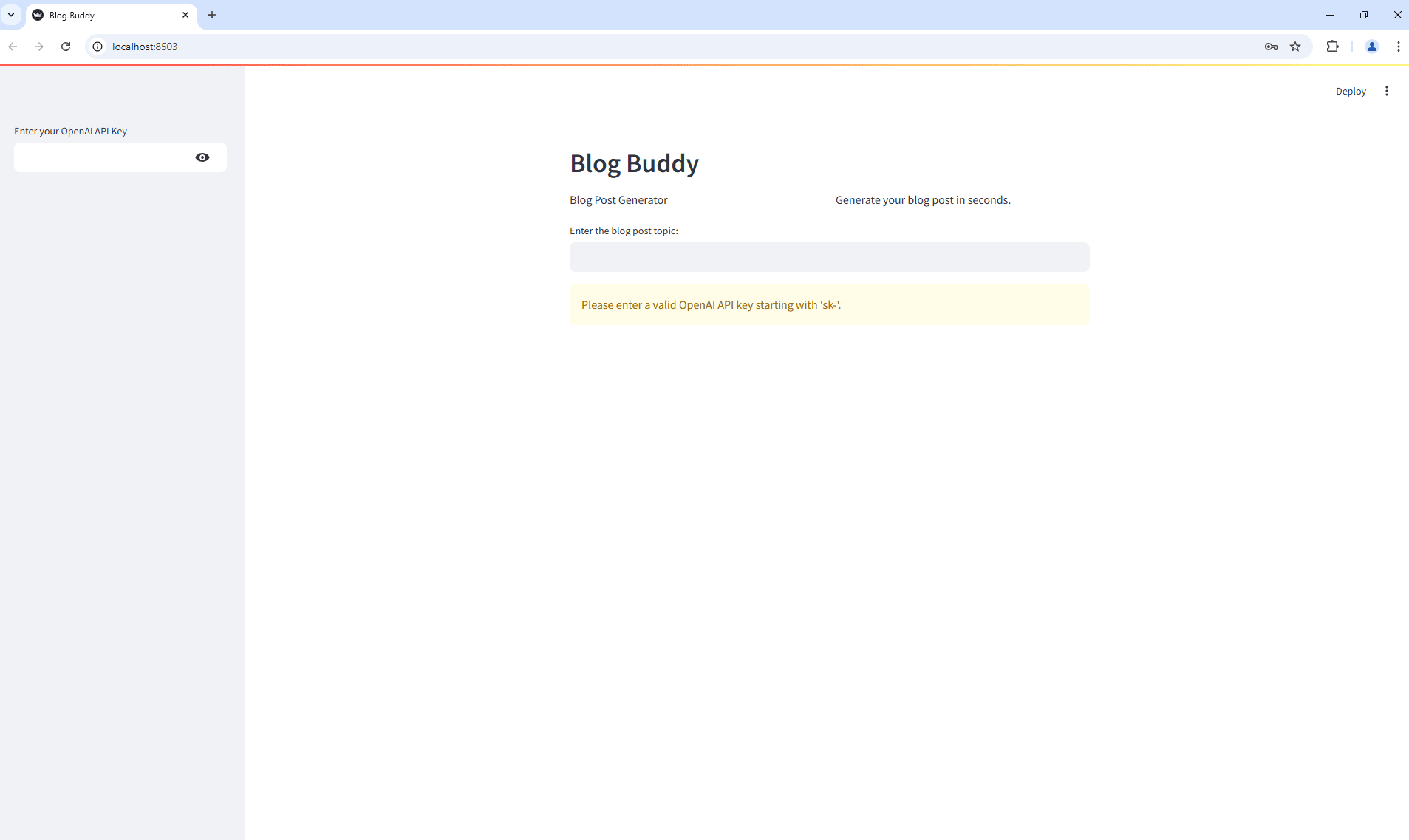 BlogBuddy: AI-Powered Blog Post Generator